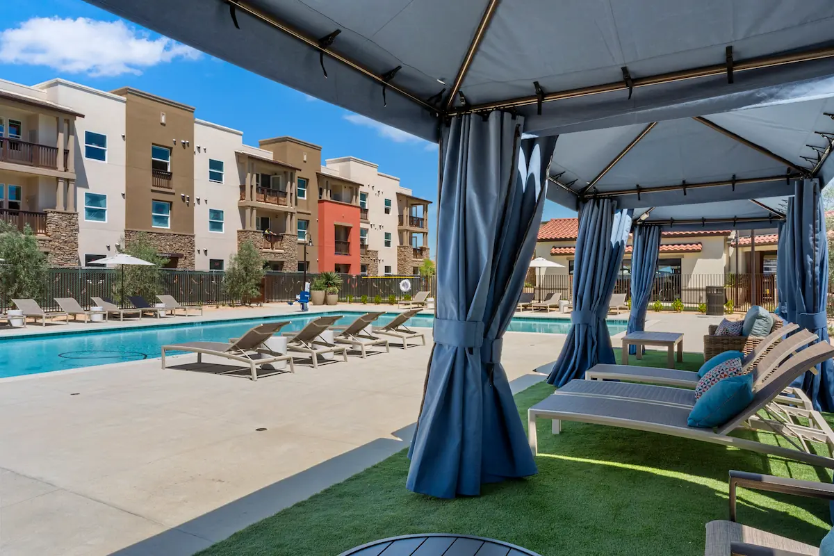 Recreation Room with Pool Table Poolside Gazebo