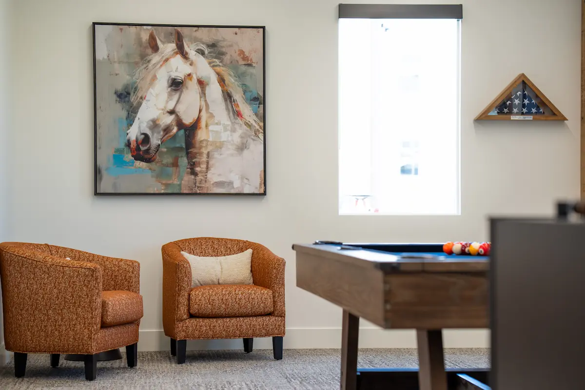 Recreation Room with Pool Table Terra Vista Community Amenities