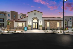 Terra Vista Leasing Office During Sunset