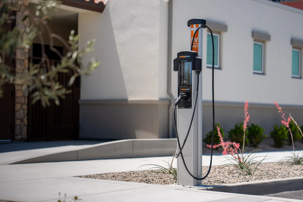 EV Chargers at Terra Vista Apartments at Tejon