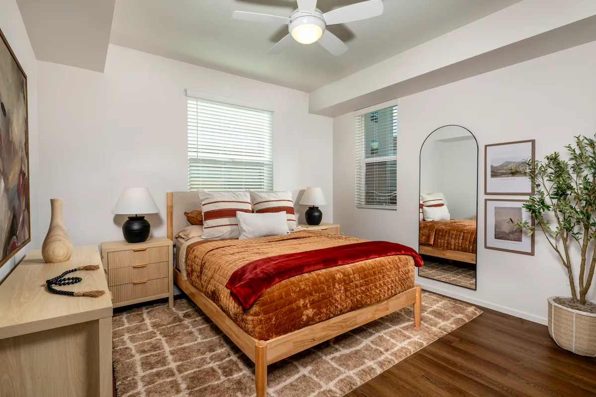 Master bedroom of Terra Vista apartments