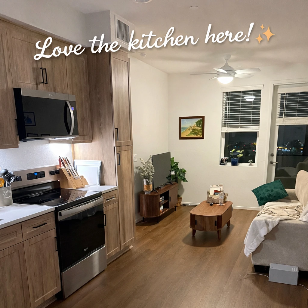 Terra Vista resident photo of a tenant's kitchen